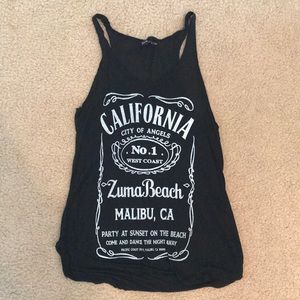 Brandy Melville OS Black Tank
